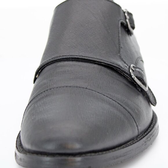 Cole Haan Grand.Os Men's Monk Strap ‘Harrison’ Black Cap Toe Oxford: Size 11 M - Picture 5 of 9